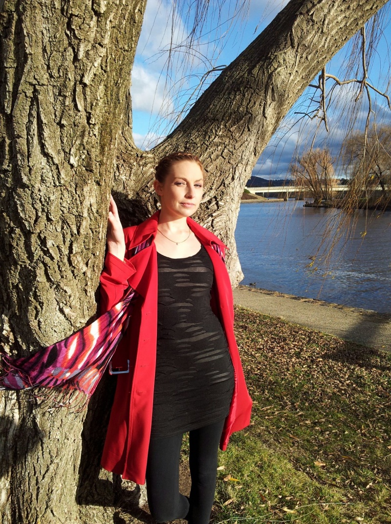 Female model photo shoot of Miss Nicc in Lake Burley Griffin, Canberra