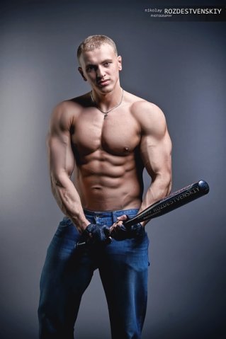 Male model photo shoot of Den Strong