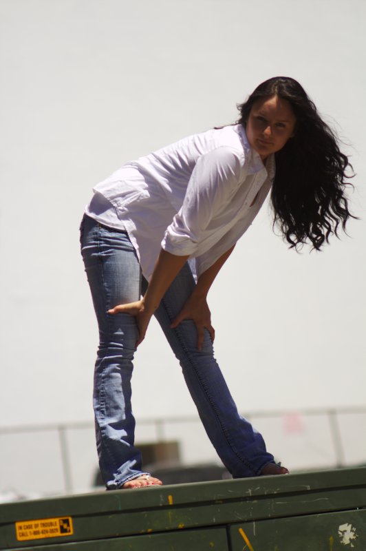Female model photo shoot of Josiah Zipporah in Hollywood, CA