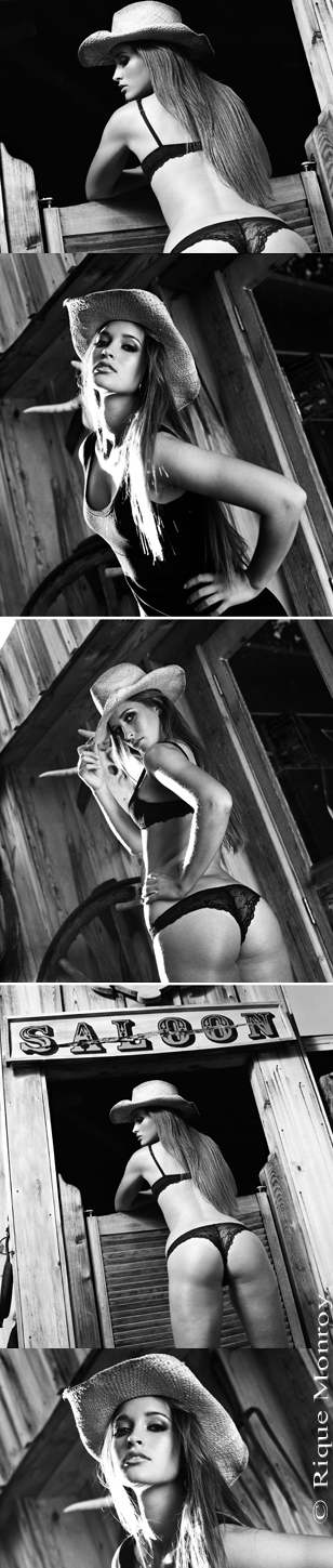 Female model photo shoot of XOs Alessia by Rique in Rusty Spur Saloon