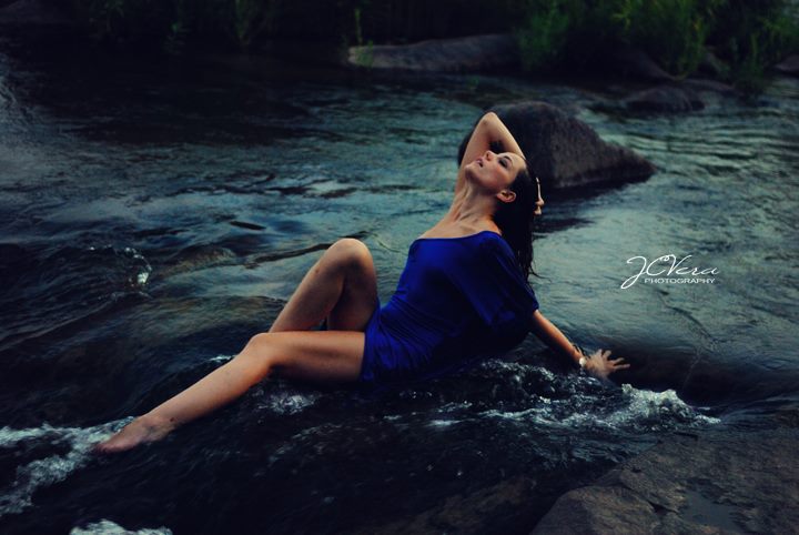 Female model photo shoot of Ginny  in RvA~ james river