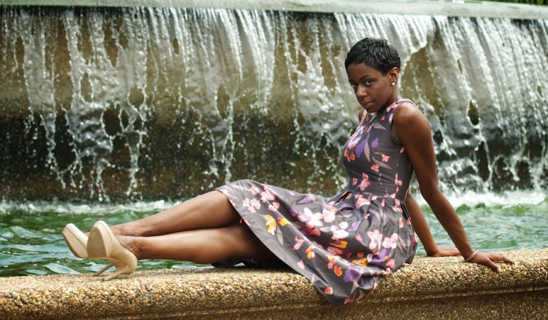 Male and Female model photo shoot of Soulfotography -Carlyle and STINA R in Malcolm X Park Washington,DC