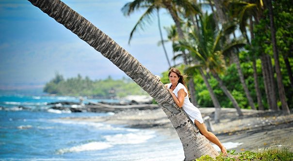 Female model photo shoot of Carlie N in Hawaii