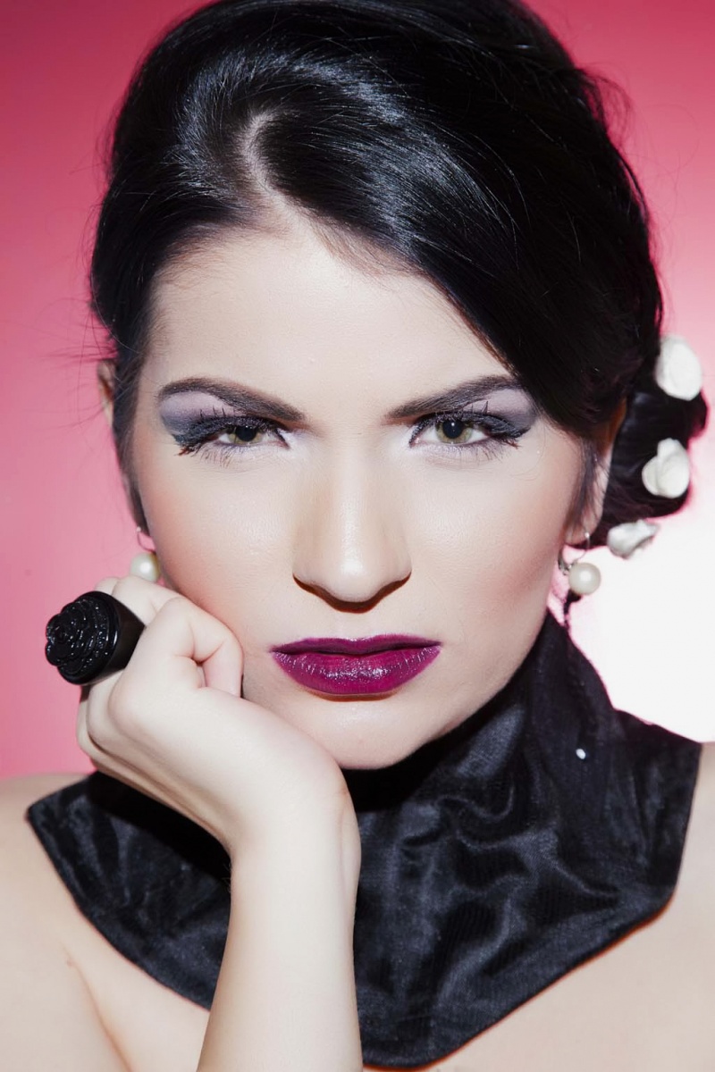 Female model photo shoot of A Kiralina in Brasov Romania