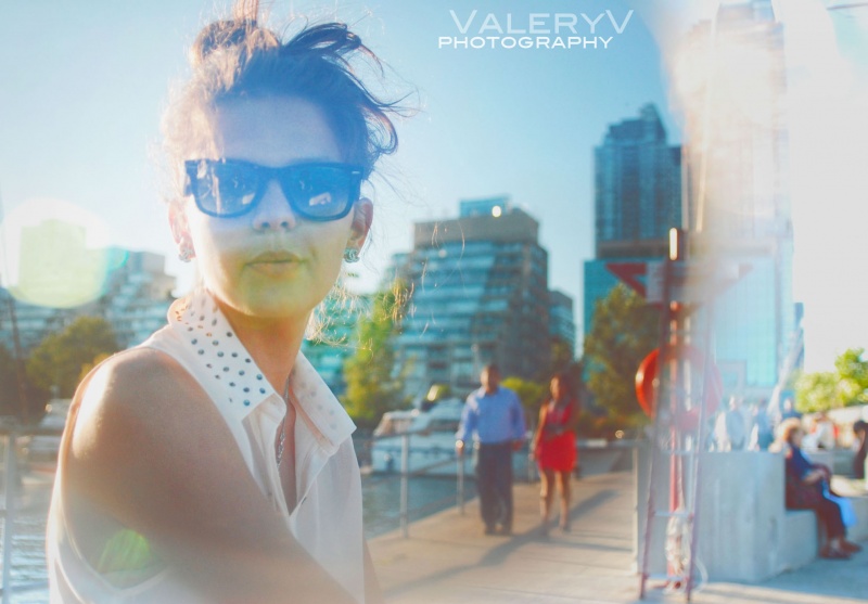 Female model photo shoot of ValeryV in Toronto Harbourfront