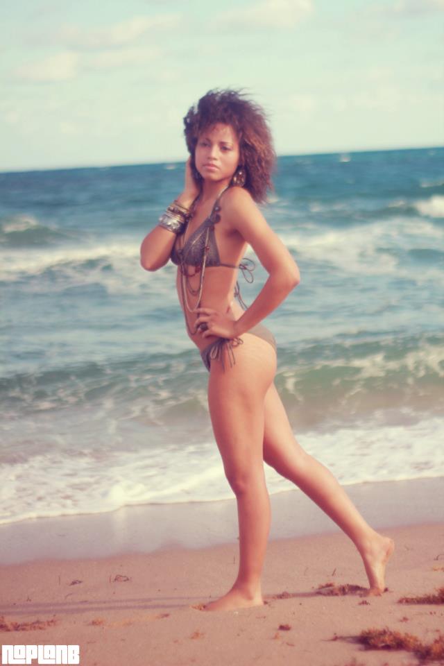 Female model photo shoot of Breani K in Fort Lauderdale Beach