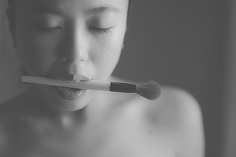 Female model photo shoot of Bao Zhen