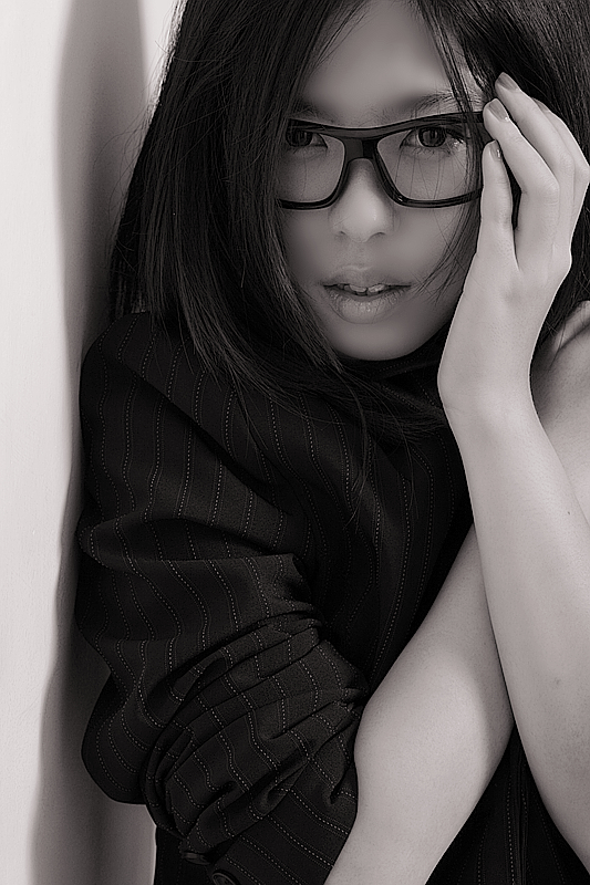 Female model photo shoot of Bao Zhen