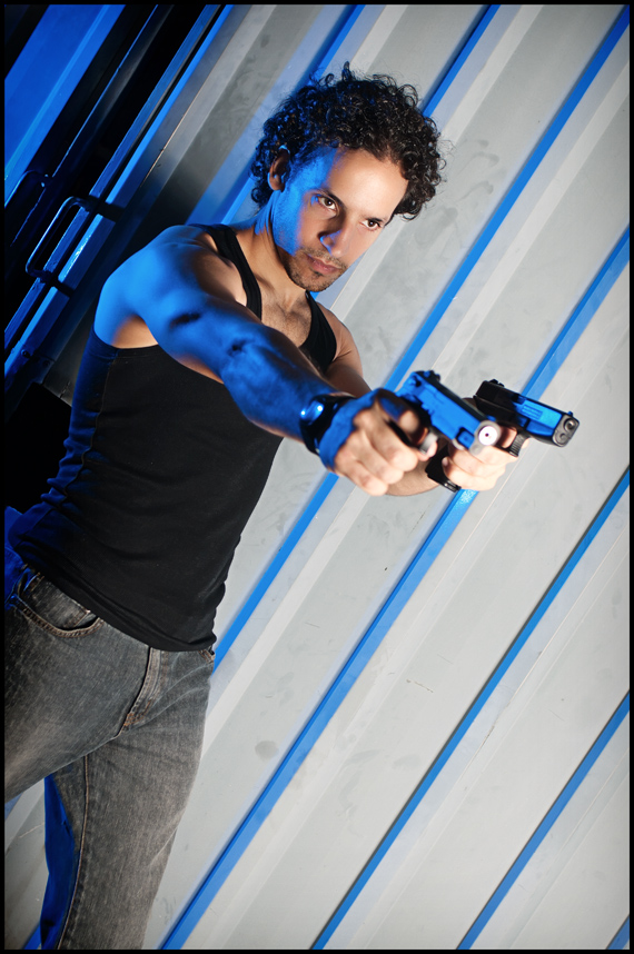 Male model photo shoot of Action Actor in Hong Kong, China.