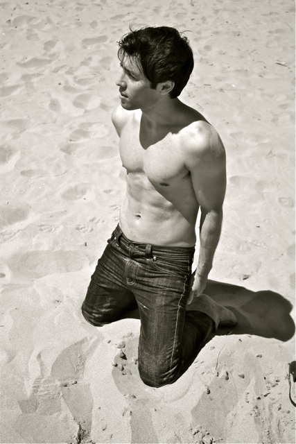 Male model photo shoot of Ky K Smith in Cannon Beach, OR