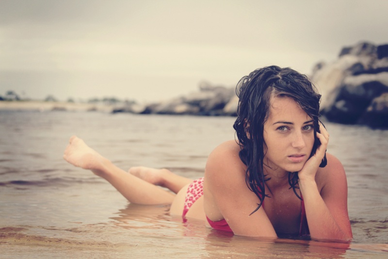 Female model photo shoot of Kaysea Lindsey in Panama City Beach, FL