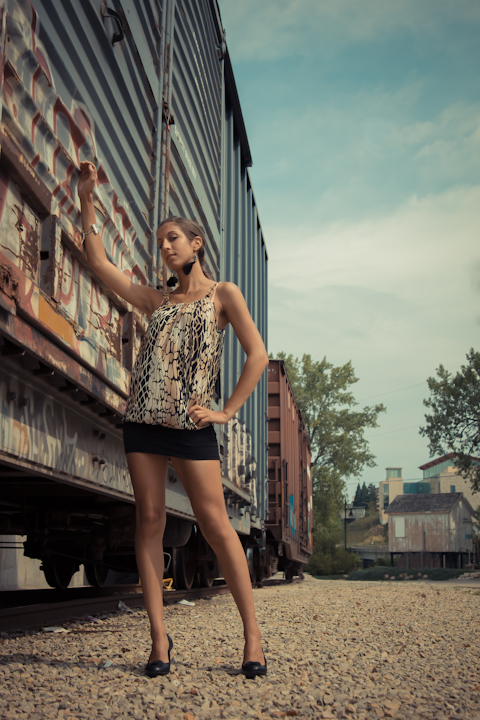 Female model photo shoot of ValerieKim in Downtown Appleton