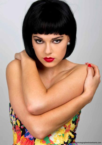 Female model photo shoot of Jaye James by The Tog Brian Harris, makeup by Sarah Loyens Makeup