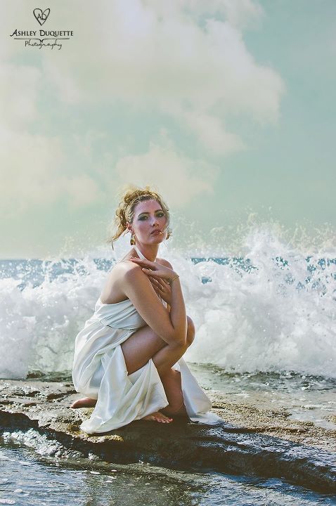 Female model photo shoot of Jennifer Junker by Ashley Duquette in Sunset Cliffs, San Diego, CA