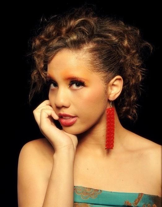 Female model photo shoot of Candace George, makeup by Rockey Tucker Mua