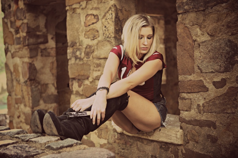 Female model photo shoot of Kristen Henning in Old Mill, North Little Rock AR