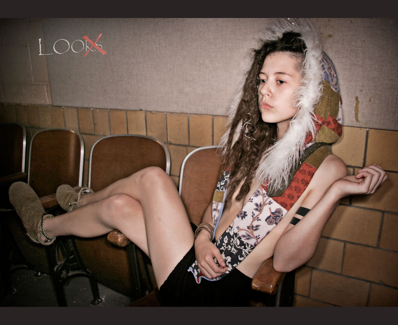 Female model photo shoot of Short Story by LOOX