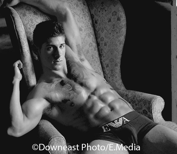 Male model photo shoot of CT Ray by Downeastphoto in chair