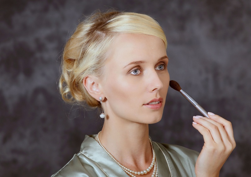 Female model photo shoot of Veronika1 by MichaelHogan , hair styled by Raissa Gilligan, makeup by Christine Ryan Makeup