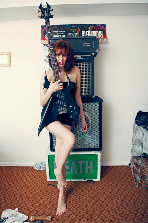 Female model photo shoot of Fox__ in Remi's house 2011