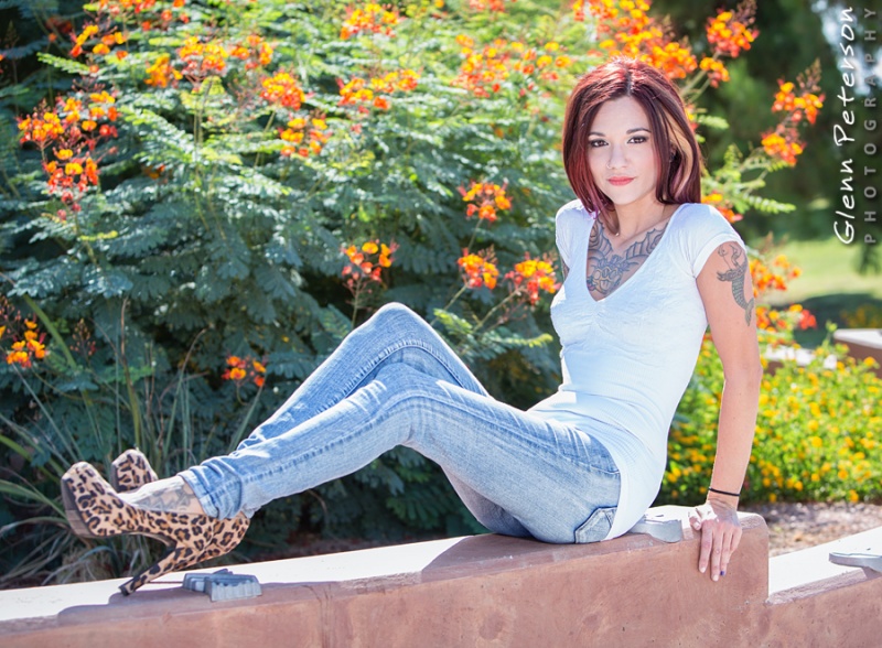 Female model photo shoot of Kelli Roehner by Glenn Peterson in Kiwanis Park, Tempe, AZ