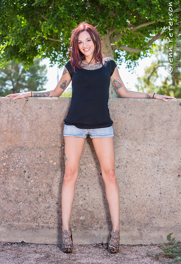 Female model photo shoot of Kelli Roehner by Glenn Peterson in Kiwanis Park, Tempe, AZ