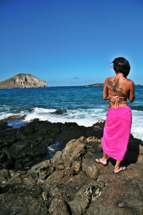 Female model photo shoot of Kealoha Wong in Oahu, HI