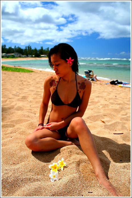 Female model photo shoot of Kealoha Wong in Oahu, HI