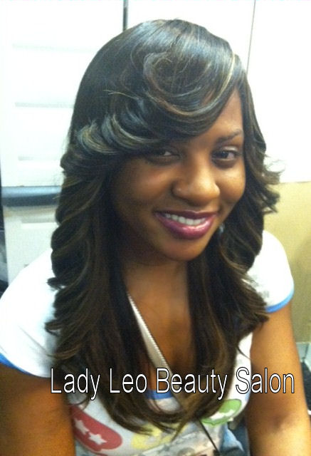 Female model photo shoot of Lady Leo Beauty Salon in New York, hair styled by Lady Leo Beauty Salon