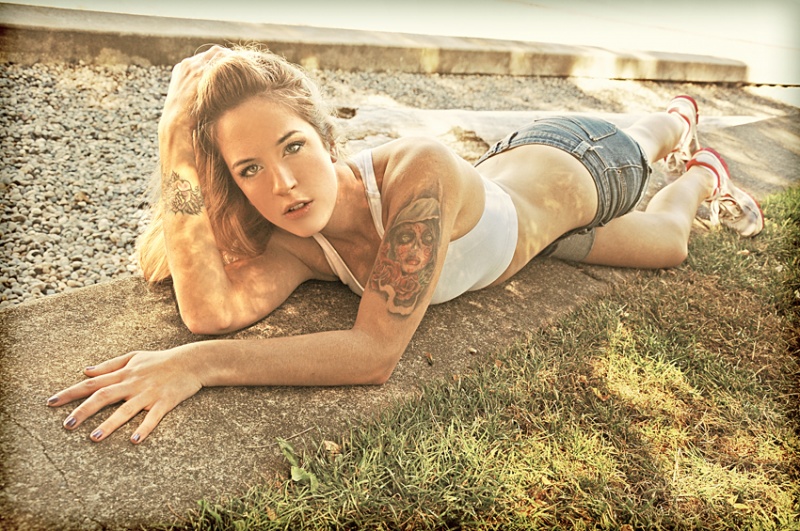 Female model photo shoot of Kristine Carol  by J Benjamin