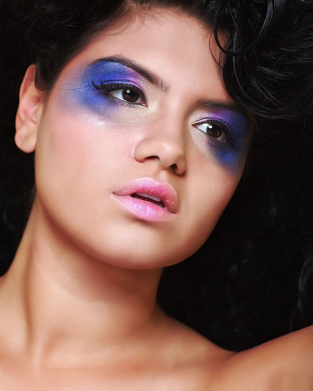 Female model photo shoot of Nyesha Valentin  in Philadelphia, PA, makeup by GlamazelleHouseofMakeup