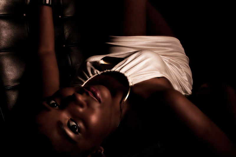 Female model photo shoot of Karma Jones by coleidoscope images, hair styled by Jazzmin D