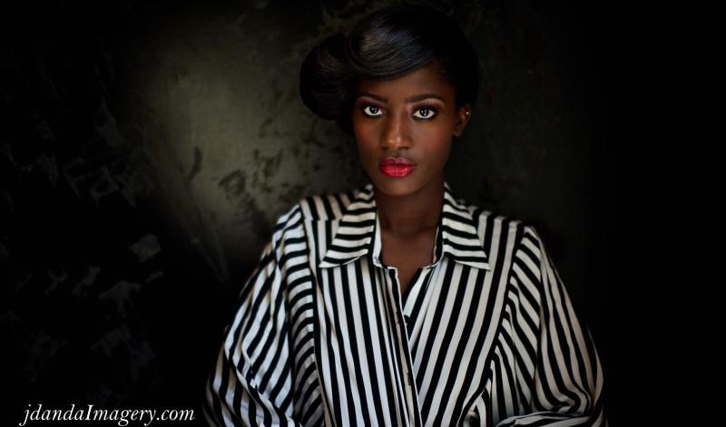 Female model photo shoot of Stylist_LA by Jdanda Imagery in Studio F4, makeup by Miss Pretty Beauty