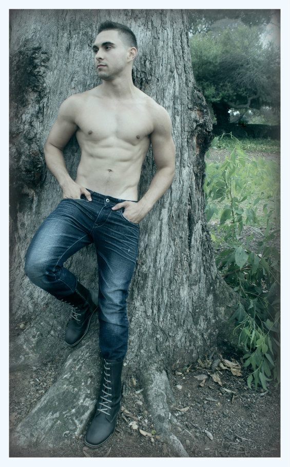 Male model photo shoot of Joey Perry by Rikke Photography in Balboa Park, San Diego