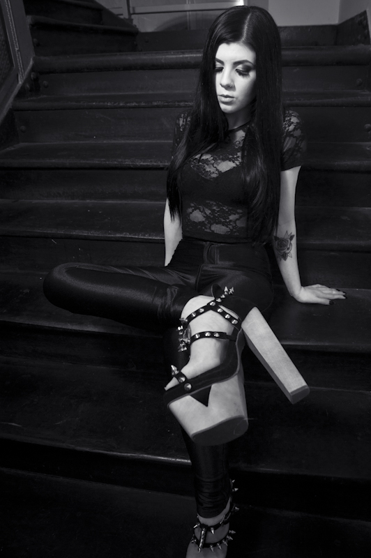 Female model photo shoot of Emily Firefly - MUA