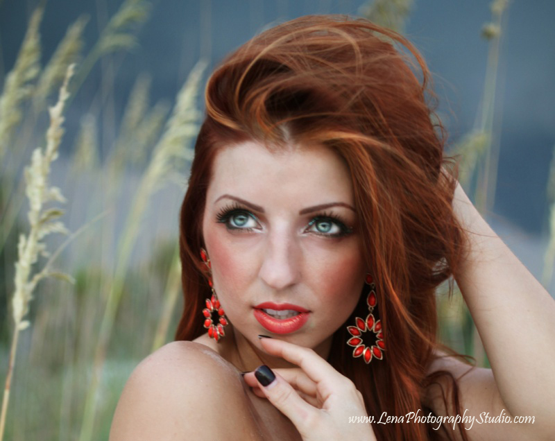 Female model photo shoot of LenaPhotographyStudio in Florida