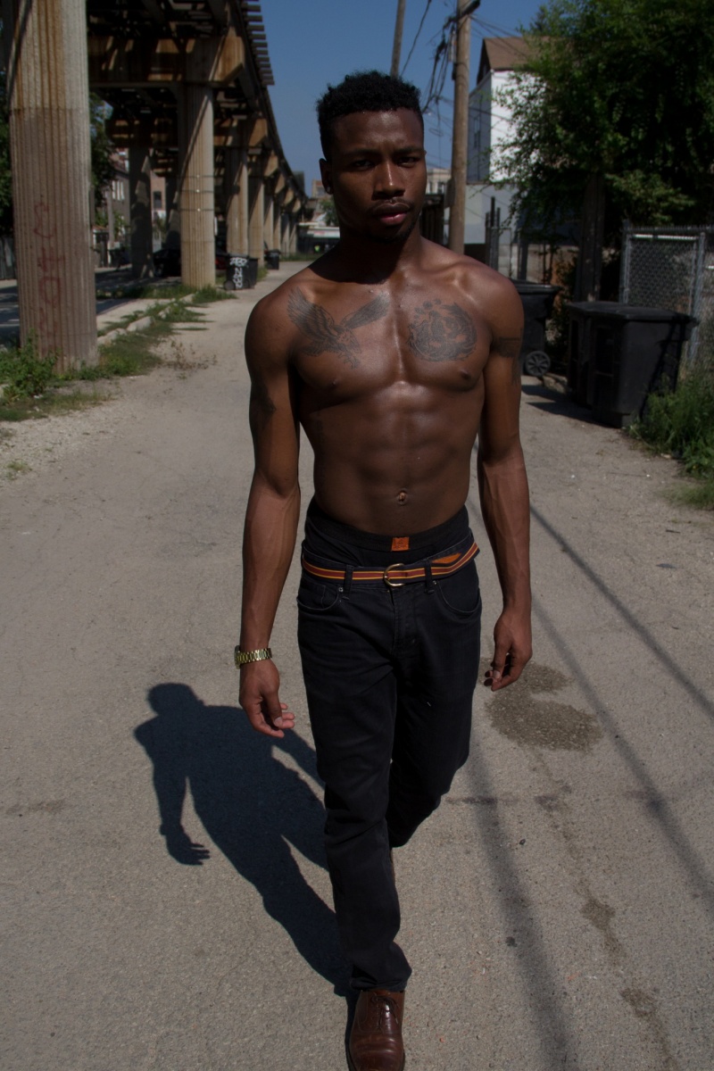 Male model photo shoot of Malcolm Brown  in Chicago, IL