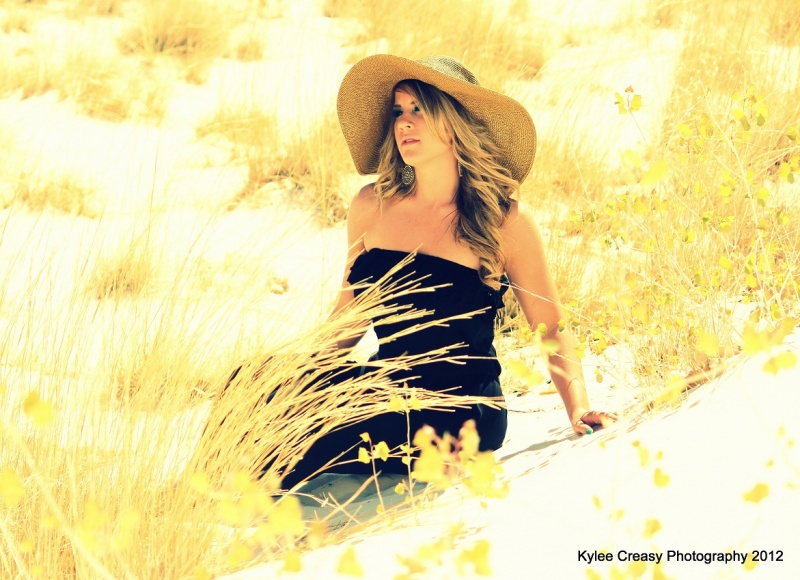 Female model photo shoot of KyleeShantelPhotography in White Sands NM