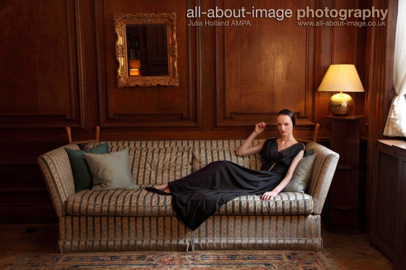 Female model photo shoot of Julia Holland in St Giles House Hotel, Norwich