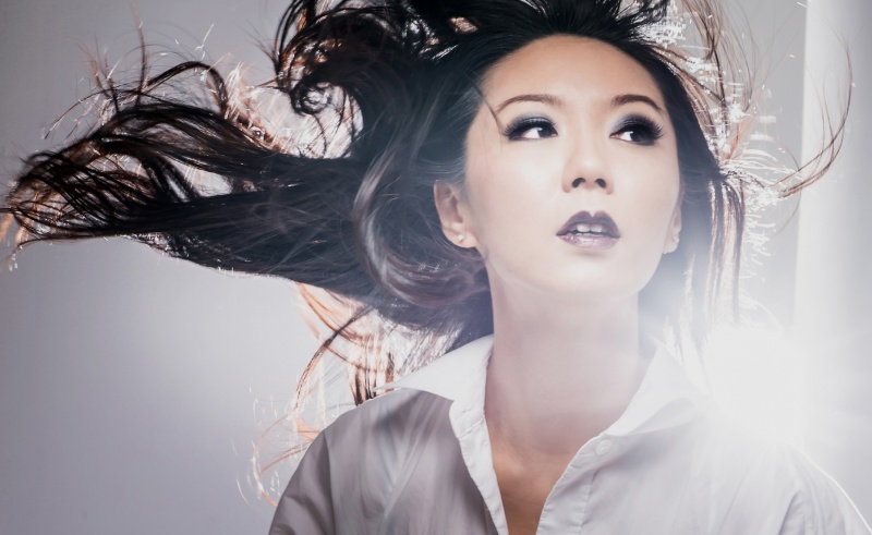 Female model photo shoot of Anni Liang by Tony Zhou