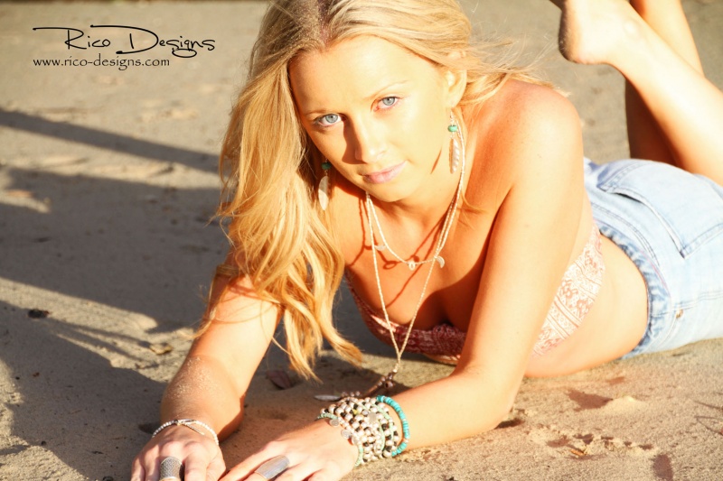 Female model photo shoot of Rico Designs in Little Manly