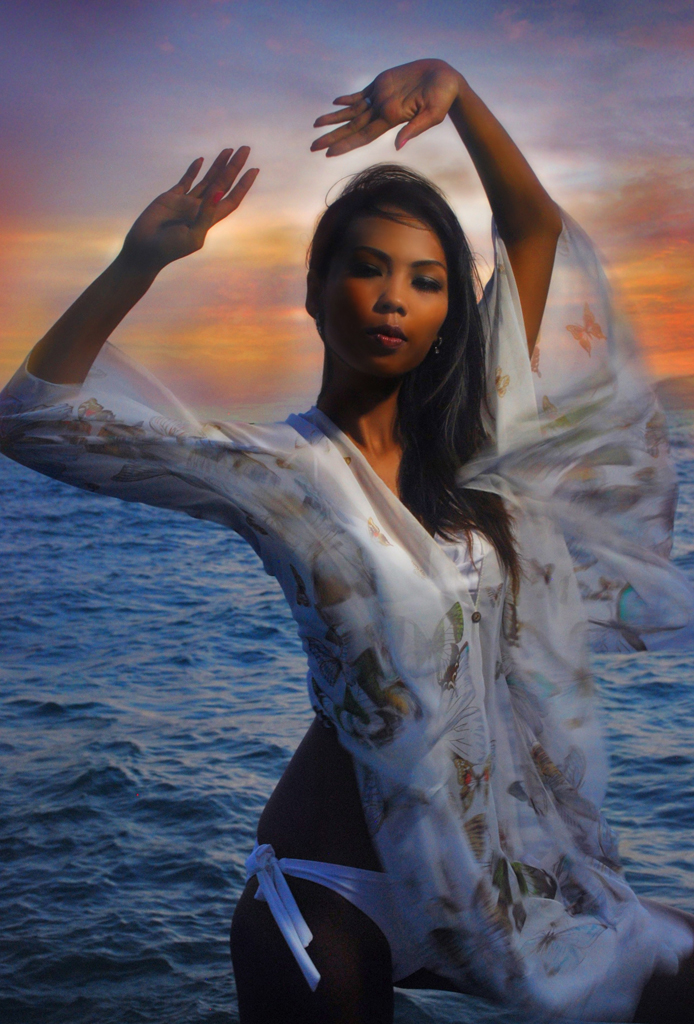 Female model photo shoot of nancy00 in Gulf of Thailand