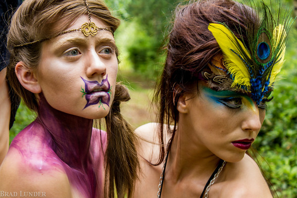 Female model photo shoot of Hailey Howse, Dana Sorensen and v isabelle, makeup by Hailey Howse
