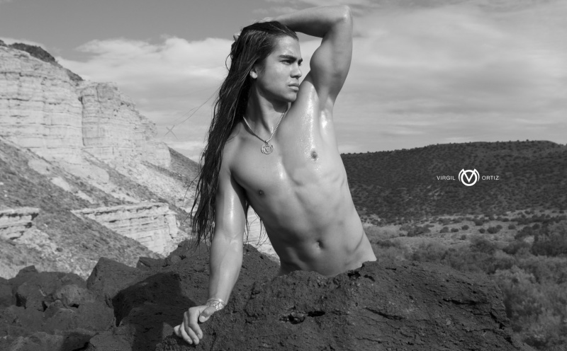 Male model photo shoot of Leon Garcia