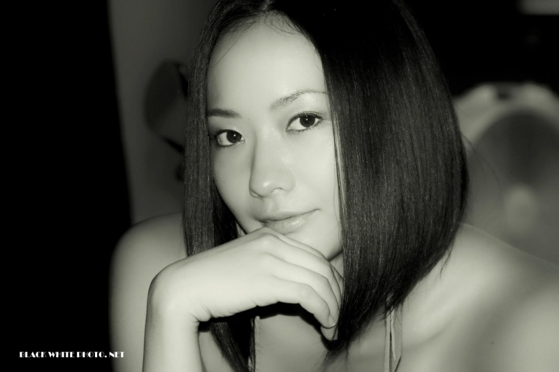 Male and Female model photo shoot of BlackWhitePhoto dotnet and Yoko Uchida
