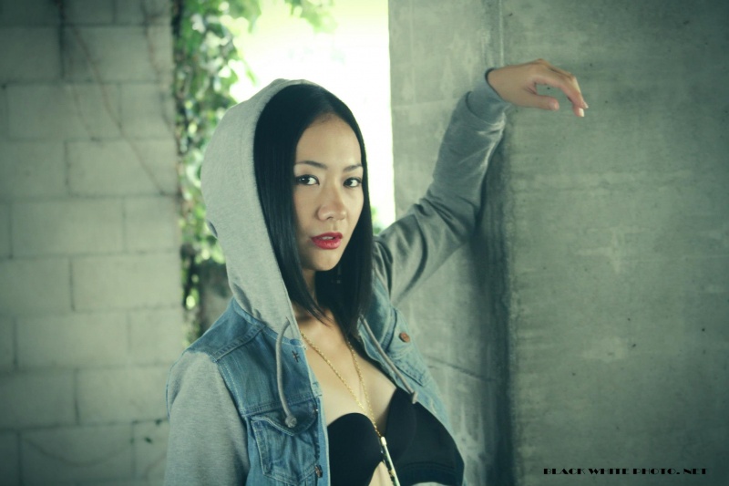 Male and Female model photo shoot of BlackWhitePhoto dotnet and Yoko Uchida