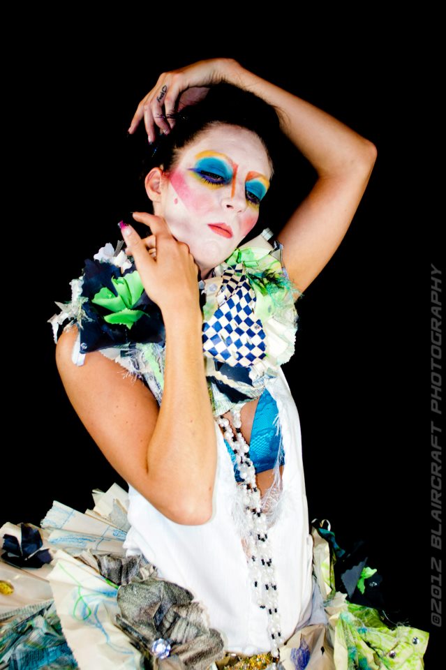 Female model photo shoot of MUAH by J in RAW Colorado Springs August 2012, makeup by MUAH by J