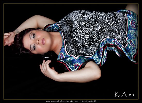 Female model photo shoot of Kimi Desiree by Kenneth Allen
