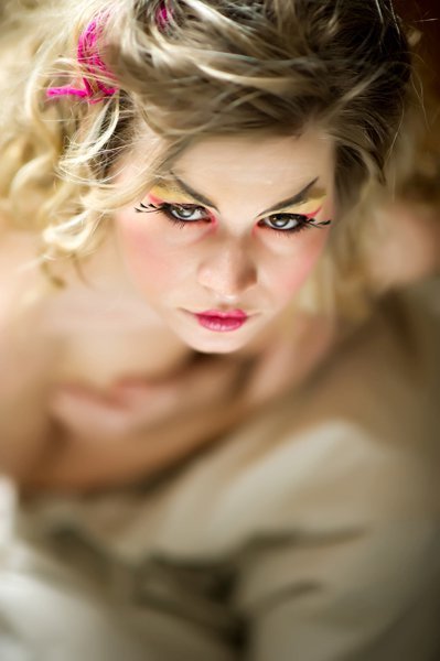 Female model photo shoot of MakeupByCaroline by Stephane Paradis