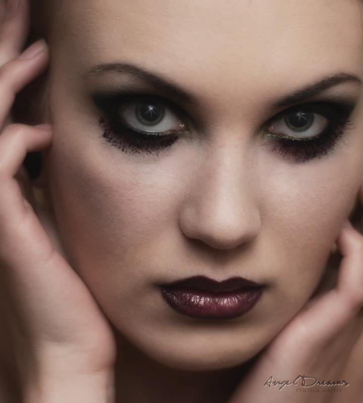 Female model photo shoot of MakeupByCaroline by Angel Dreams Boudoir